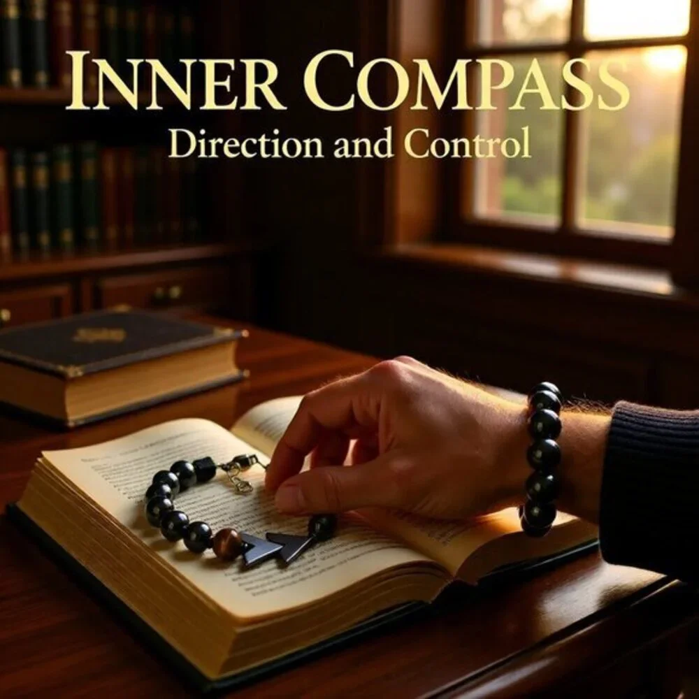 Handsome! Men's Protection Bracelet: Hematite, Tigereye, Raw Black Tourmaline 8